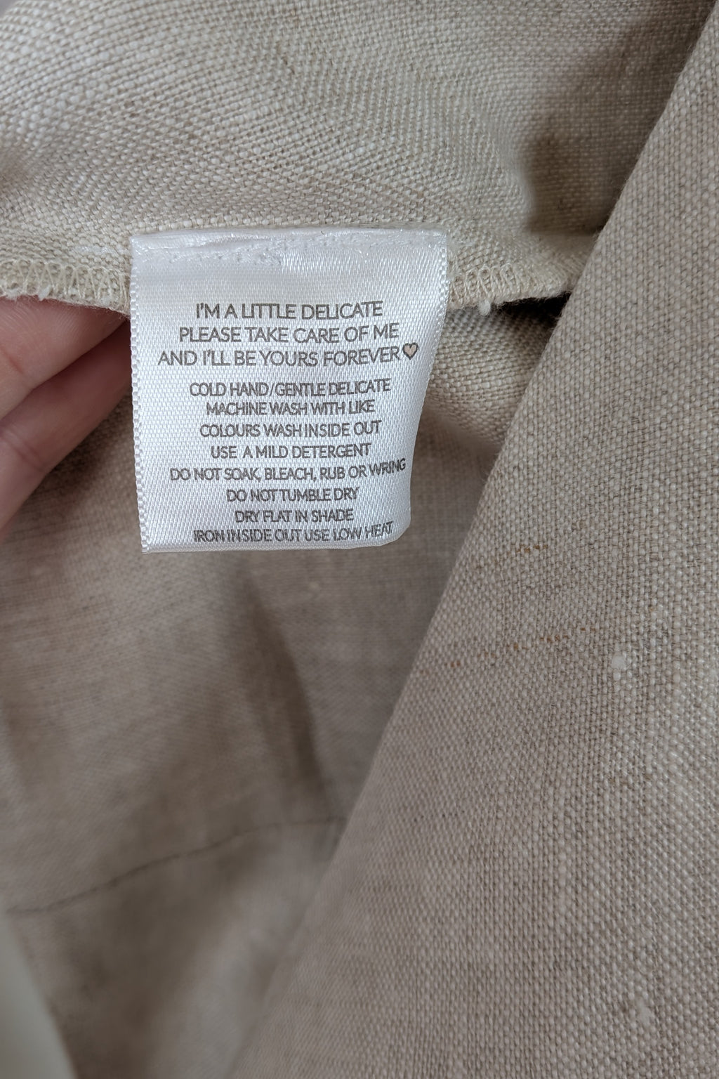 Posse Mia Linen Top in Natural Size XS BNWT