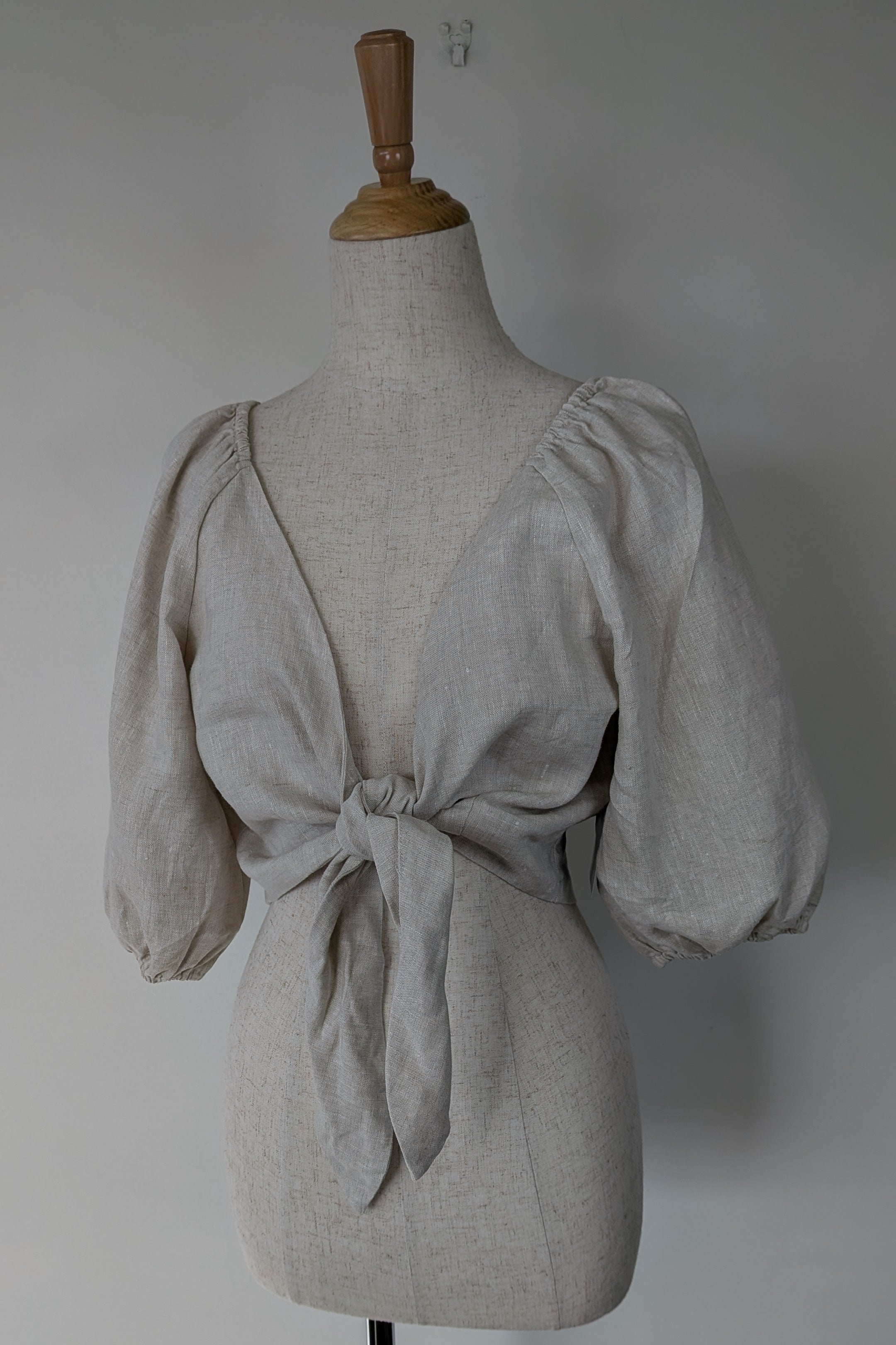 Posse Mia Linen Top in Natural Size XS BNWT