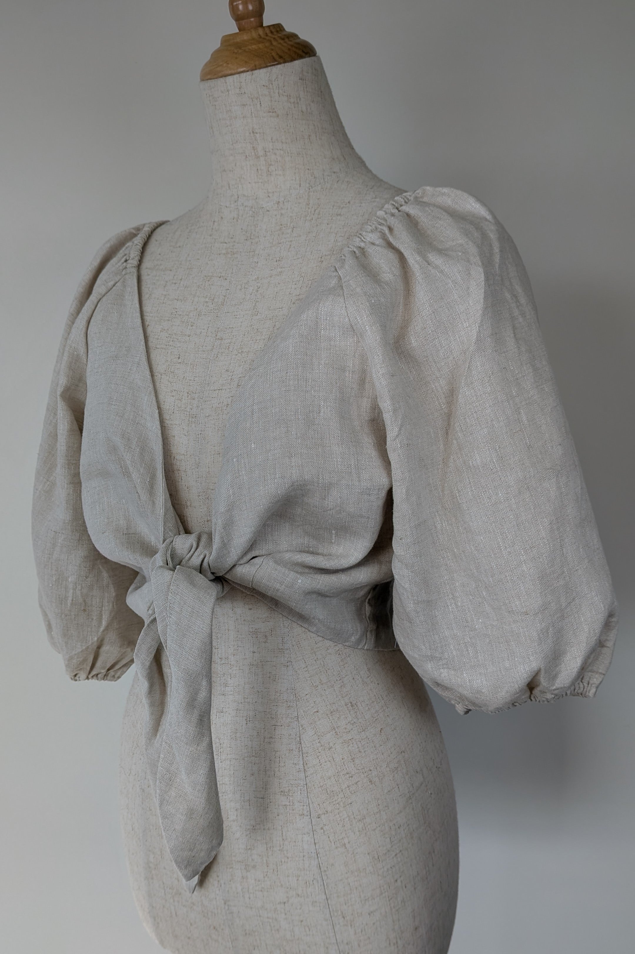 Posse Mia Linen Top in Natural Size XS BNWT