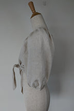 Posse Mia Linen Top in Natural Size XS BNWT