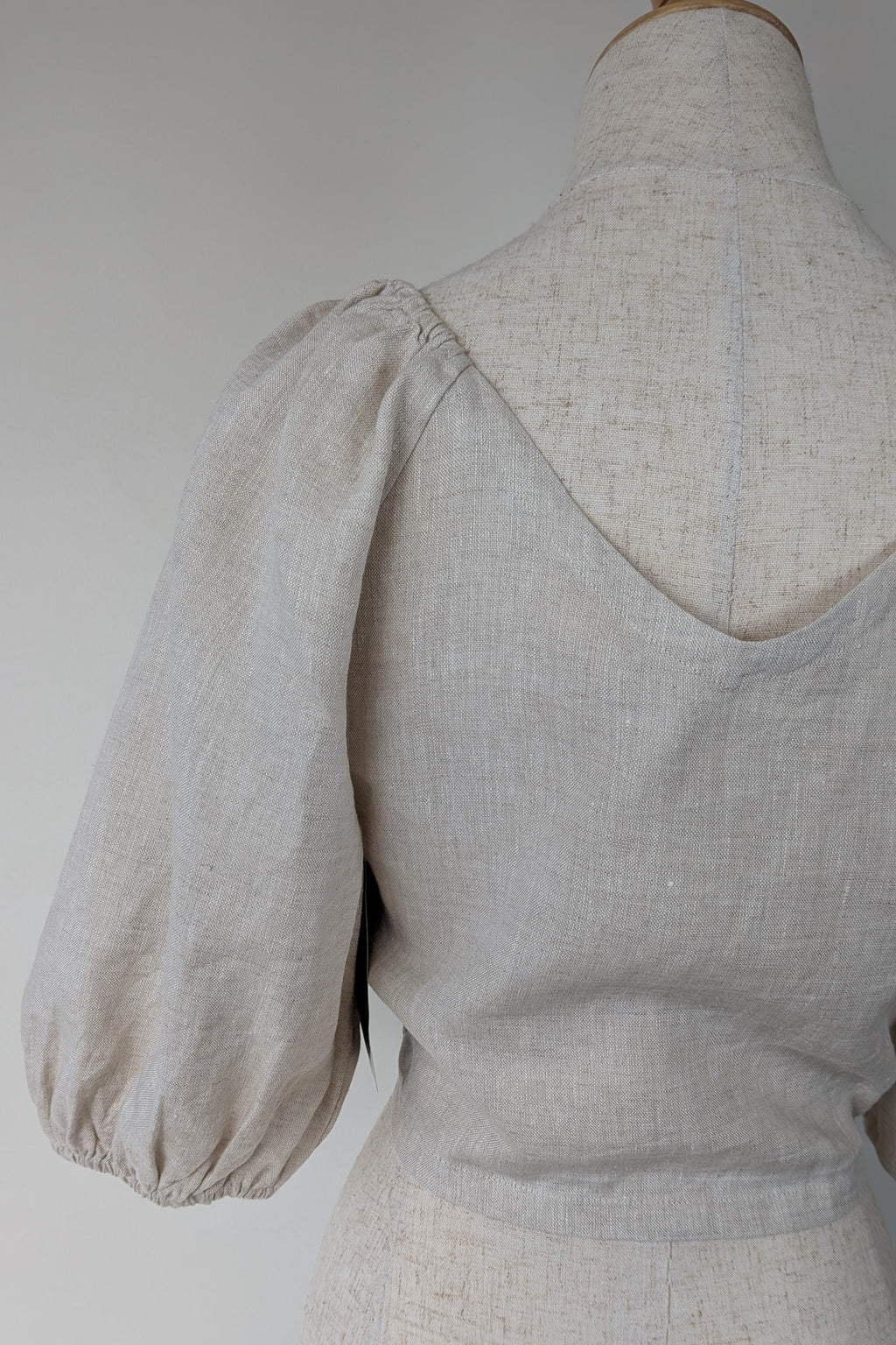 Posse Mia Linen Top in Natural Size XS BNWT