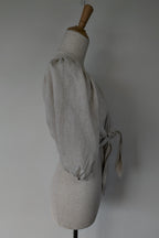 Posse Mia Linen Top in Natural Size XS BNWT