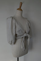 Posse Mia Linen Top in Natural Size XS BNWT