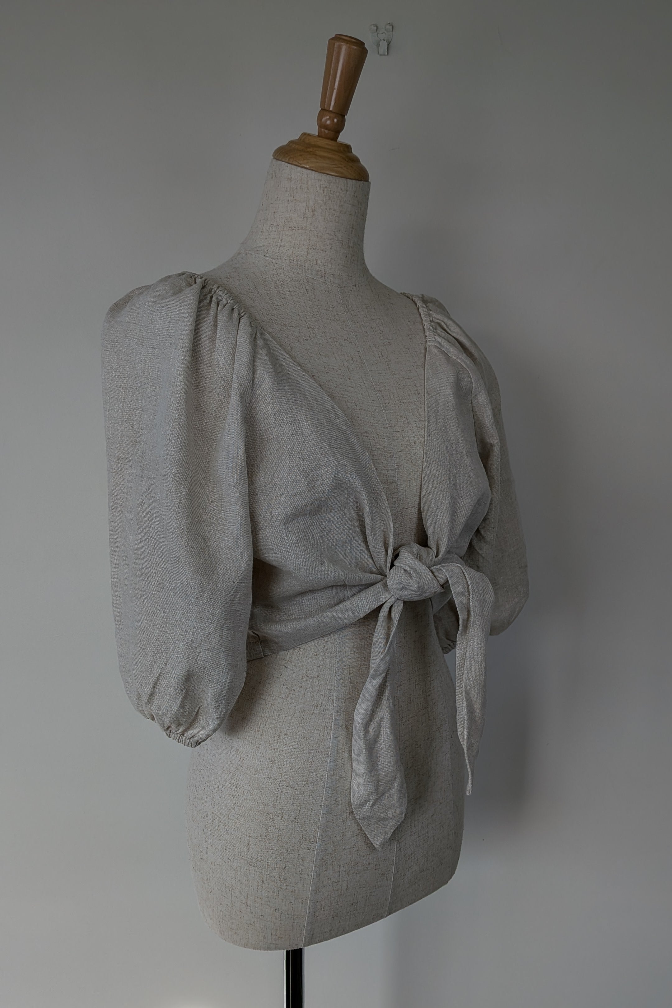 Posse Mia Linen Top in Natural Size XS BNWT
