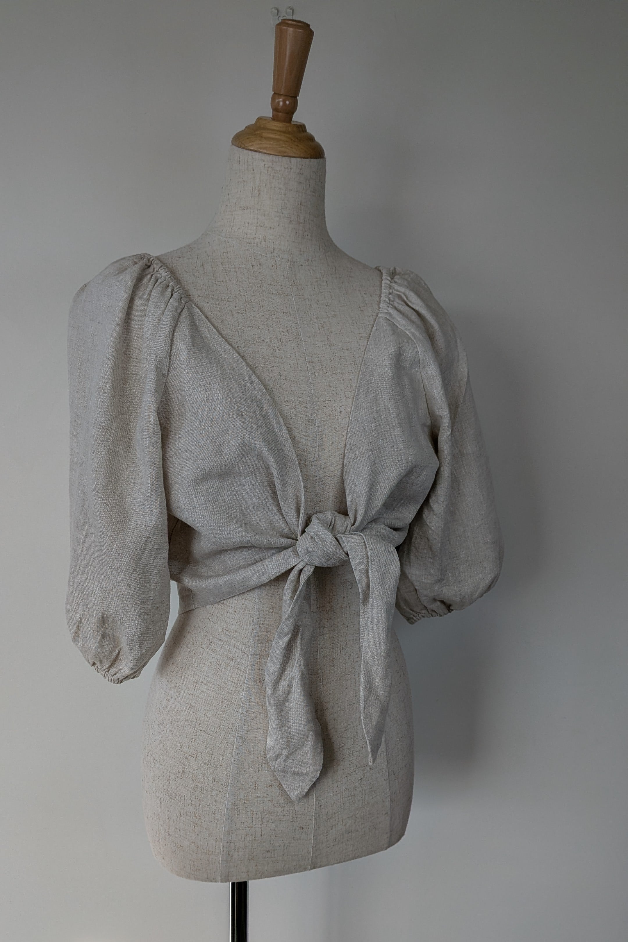 Posse Mia Linen Top in Natural Size XS BNWT