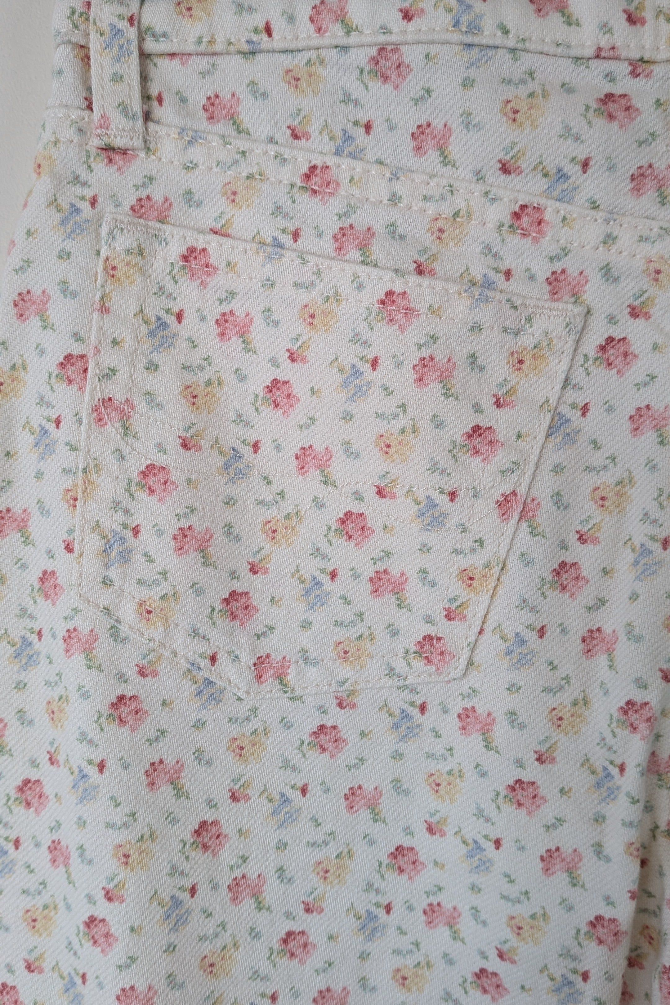 Polo Ralph Lauren Cottage Classics Floral Wide Leg Crop Jean Size 10 BNWT RRP $399