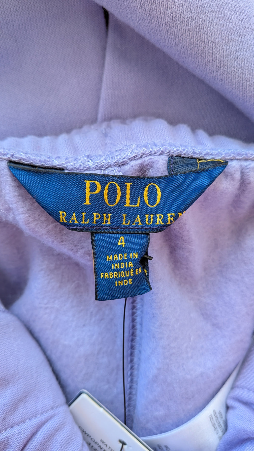 Polo Ralph Lauren Cotton Blend Joggers in Lilac Purple Size 4 BNWT RRP $119