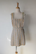 Zara Pastel Tweed Pinafore Mini Dress Size S BNWT RRP $69.95