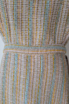 Zara Pastel Tweed Pinafore Mini Dress Size S BNWT RRP $69.95