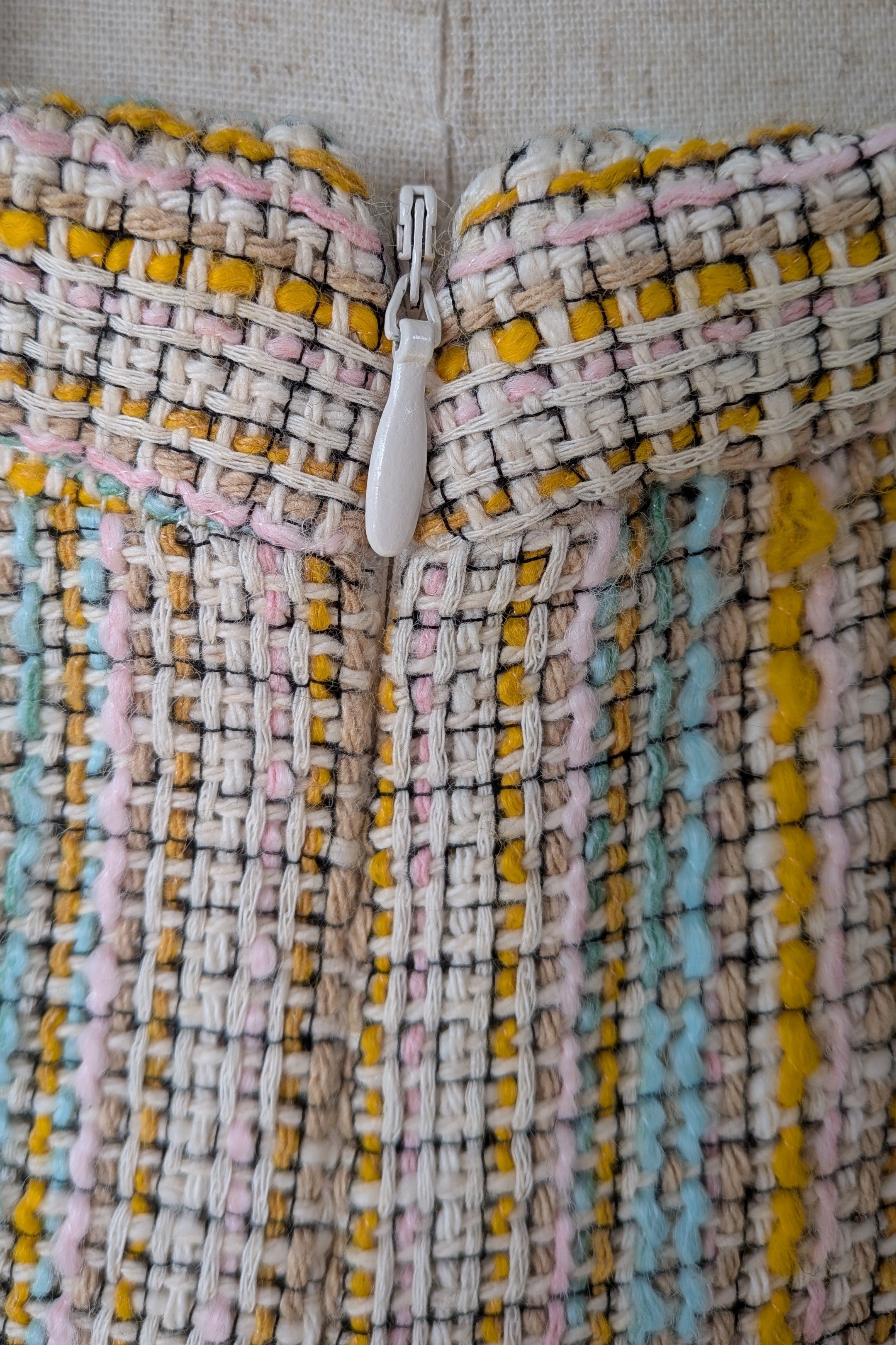 Zara Pastel Tweed Pinafore Mini Dress Size S BNWT RRP $69.95