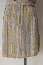 Zara Pastel Tweed Pinafore Mini Dress Size S BNWT RRP $69.95