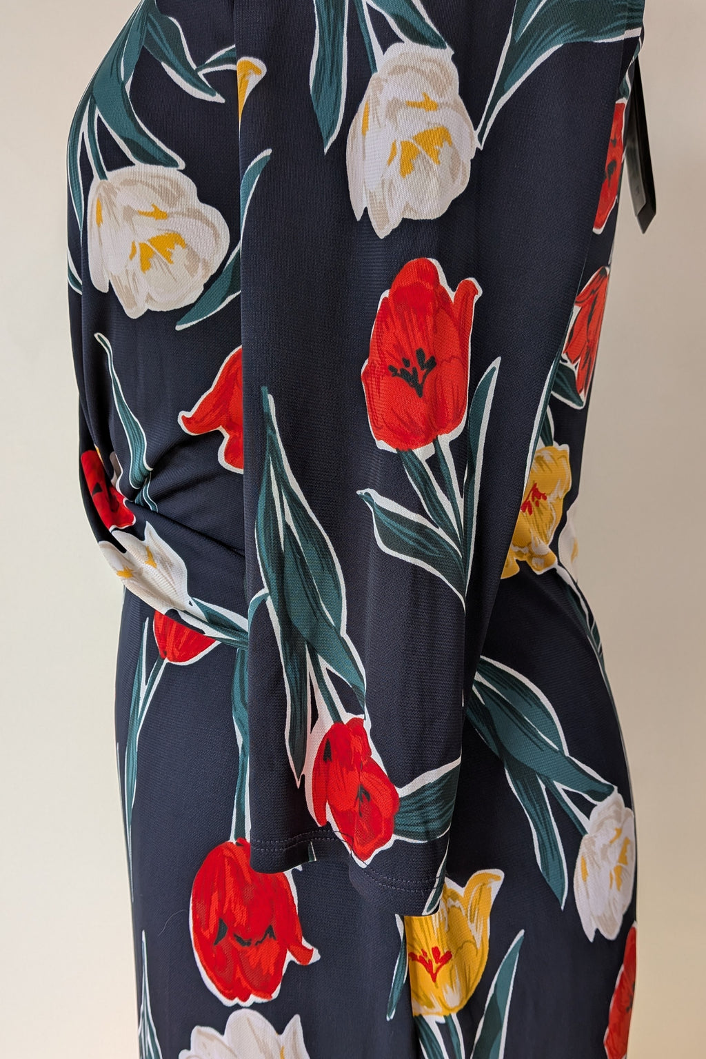 Phase Eight Nicole Printed Dress in Navy Size 16 BNWT RRP $250