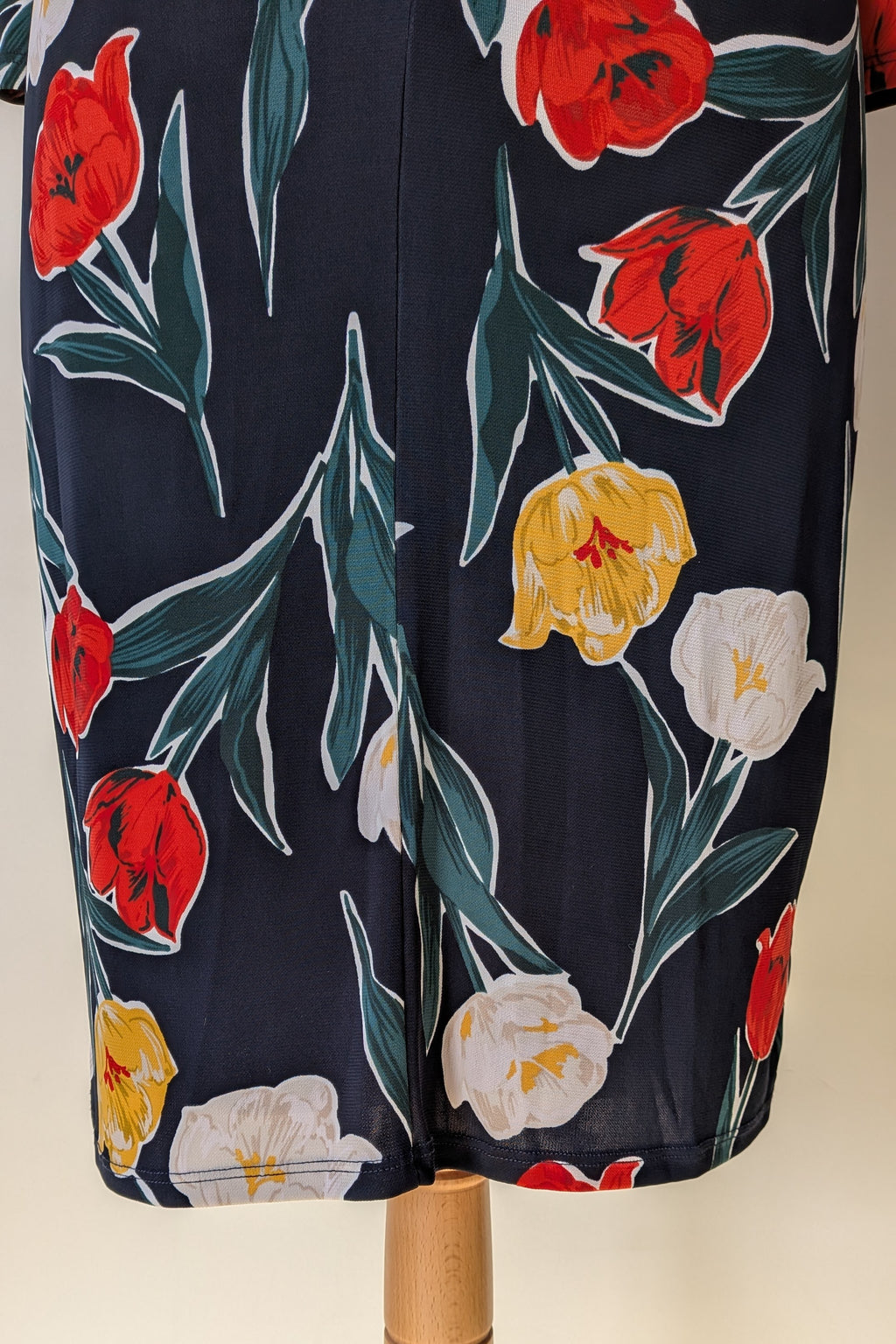 Phase Eight Nicole Printed Dress in Navy Size 16 BNWT RRP $250