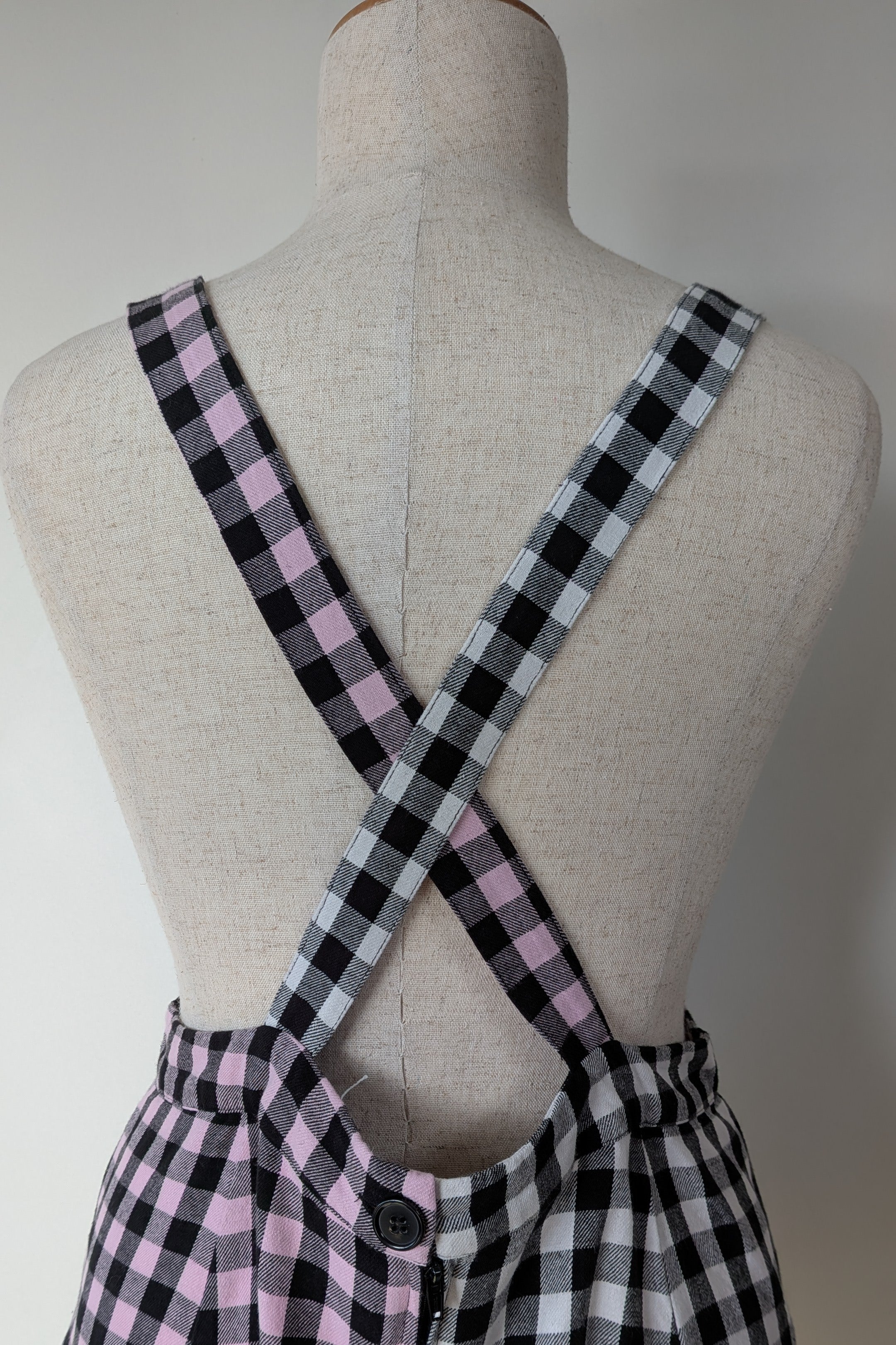 Black Friday Franken Split Pinafore Dress Size 18