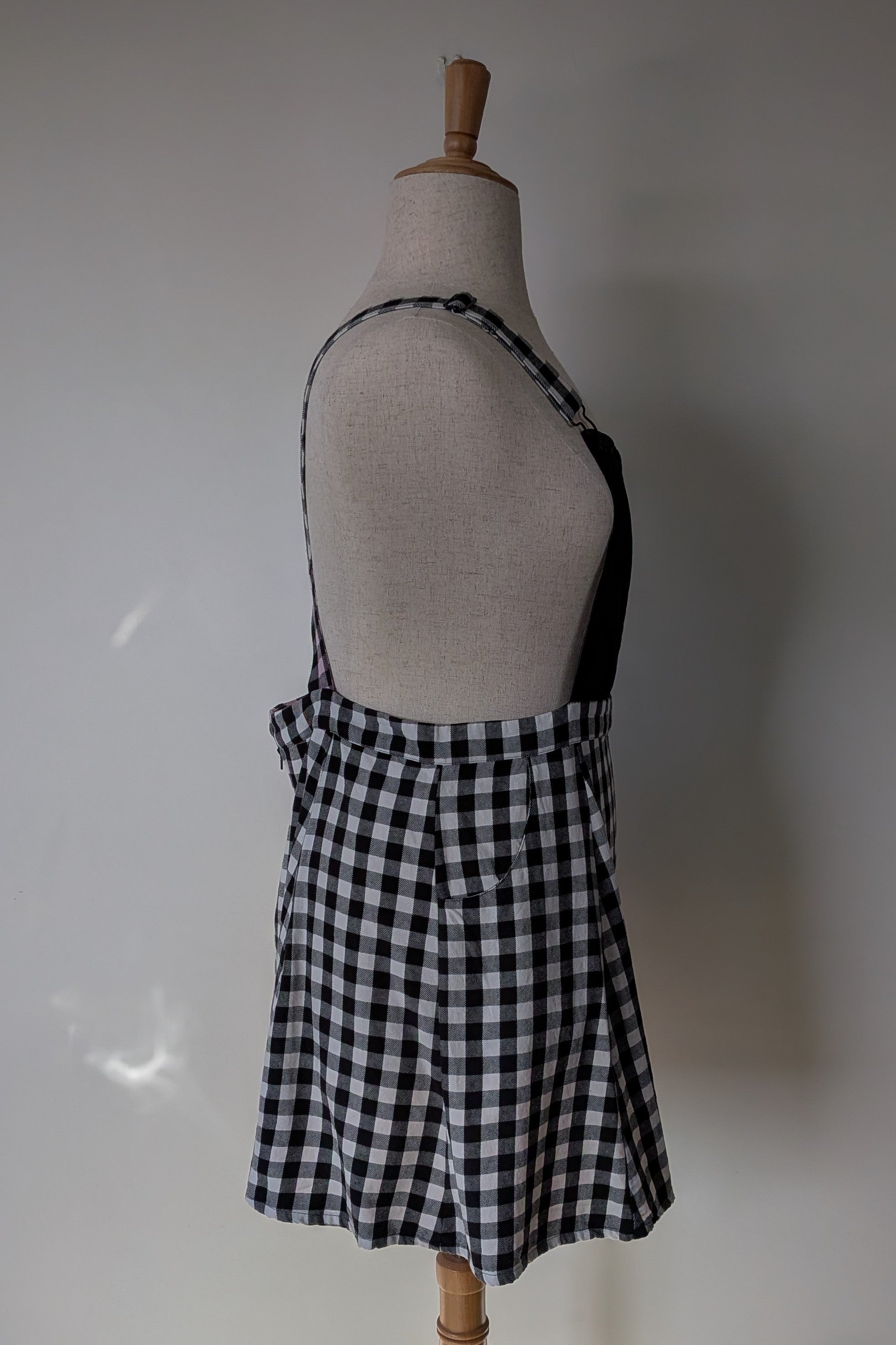 Black Friday Franken Split Pinafore Dress Size 18
