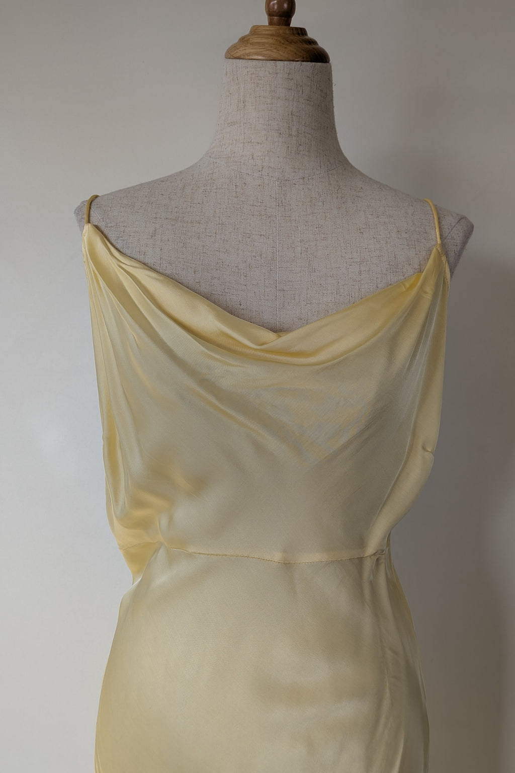 Turquoise Lane The Label Vera Slinky Mini Dress in Lemon Size S BNWT RRP $189