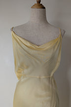 Turquoise Lane The Label Vera Slinky Mini Dress in Lemon Size S BNWT RRP $189