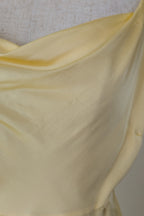 Turquoise Lane The Label Vera Slinky Mini Dress in Lemon Size S BNWT RRP $189