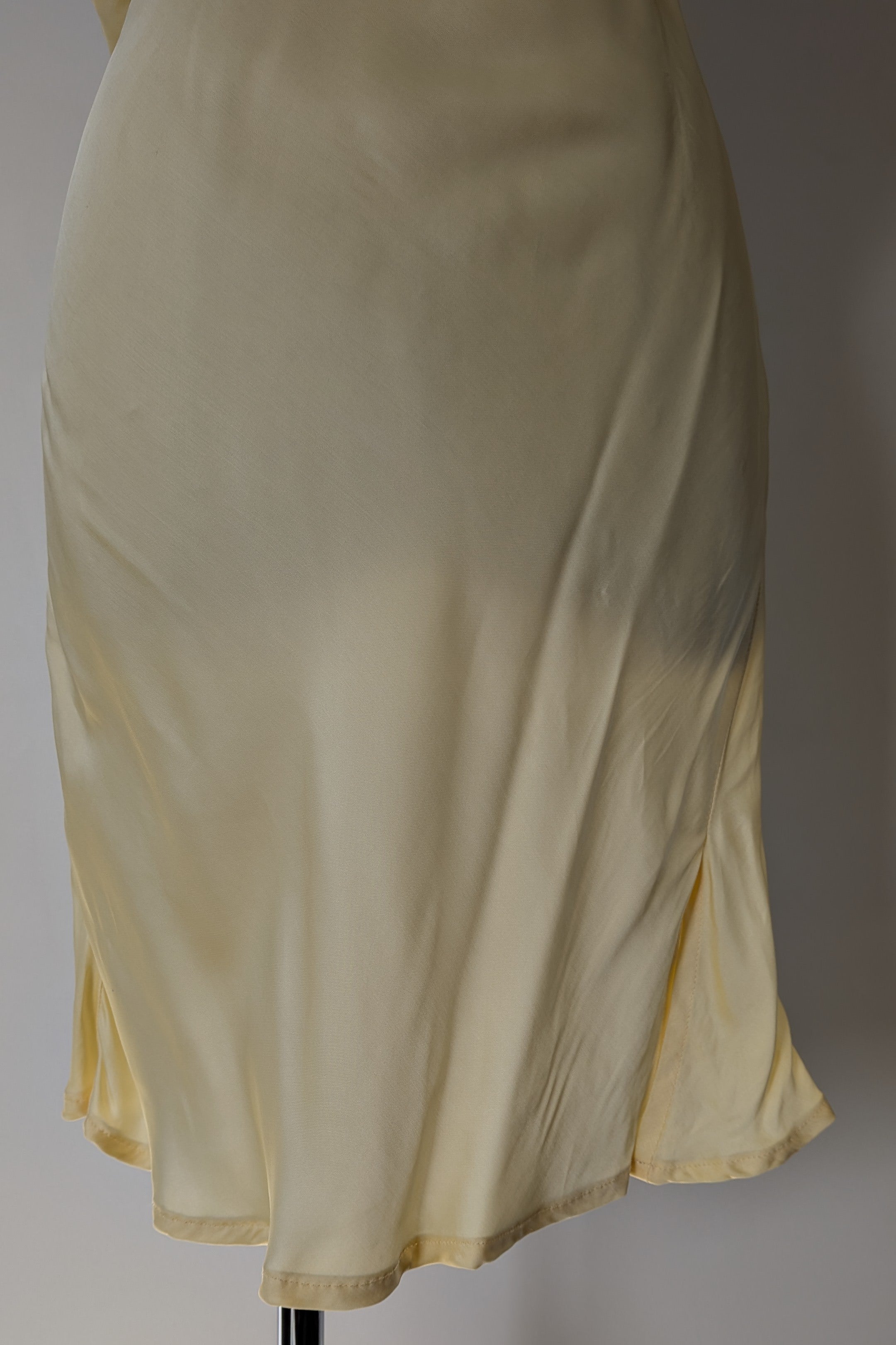 Turquoise Lane The Label Vera Slinky Mini Dress in Lemon Size S Brand New With Tags RRP $189