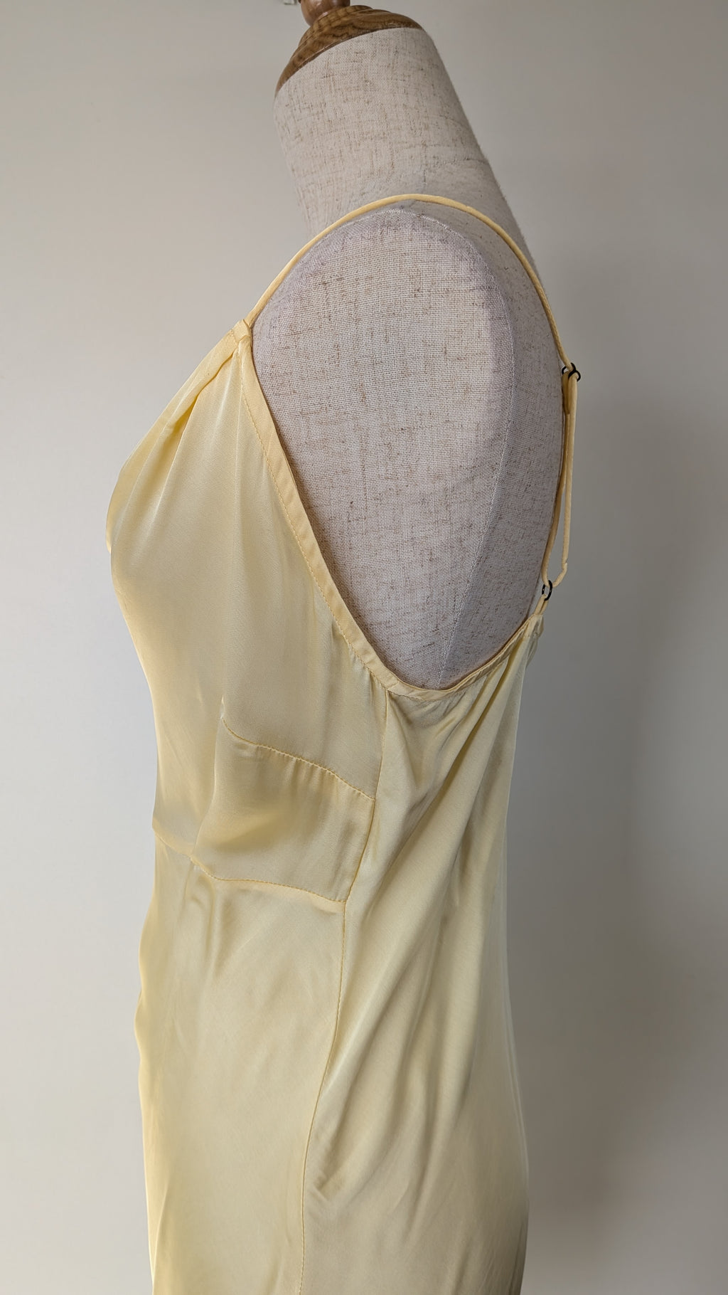 Turquoise Lane The Label Vera Slinky Mini Dress in Lemon Size S BNWT RRP $189