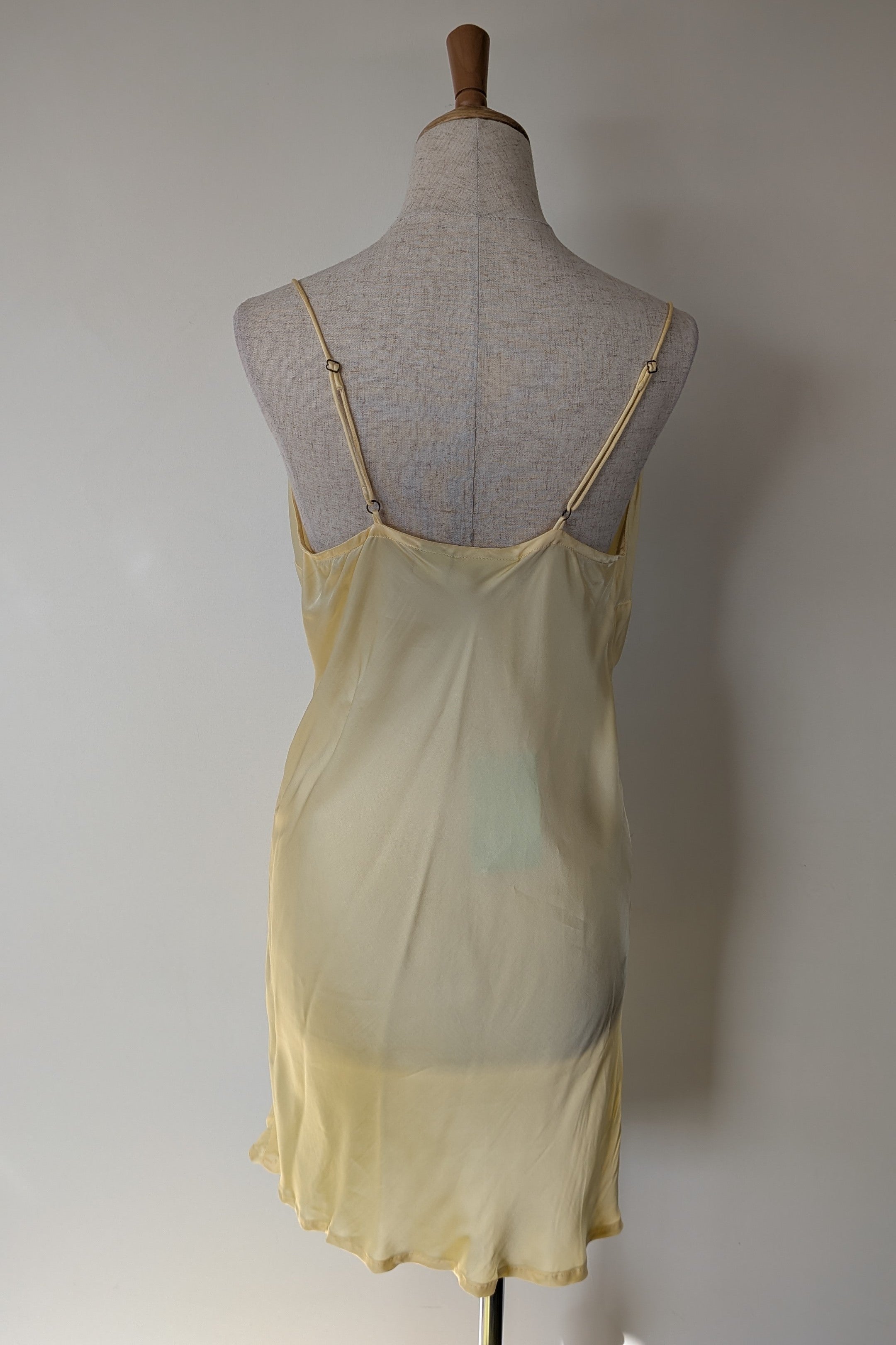 Turquoise Lane The Label Vera Slinky Mini Dress in Lemon Size S BNWT RRP $189