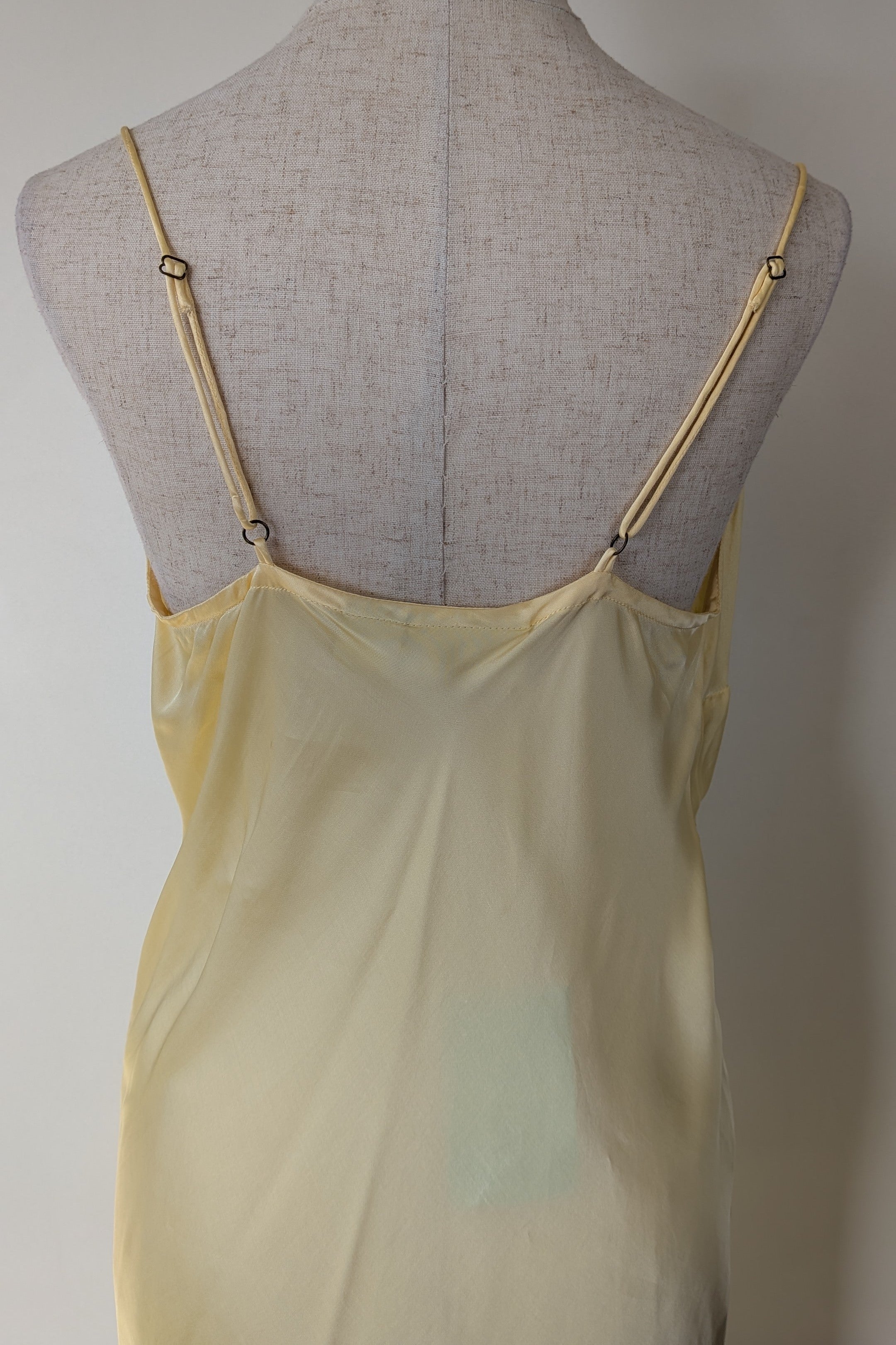 Turquoise Lane The Label Vera Slinky Mini Dress in Lemon Size S BNWT RRP $189