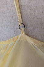 Turquoise Lane The Label Vera Slinky Mini Dress in Lemon Size S BNWT RRP $189