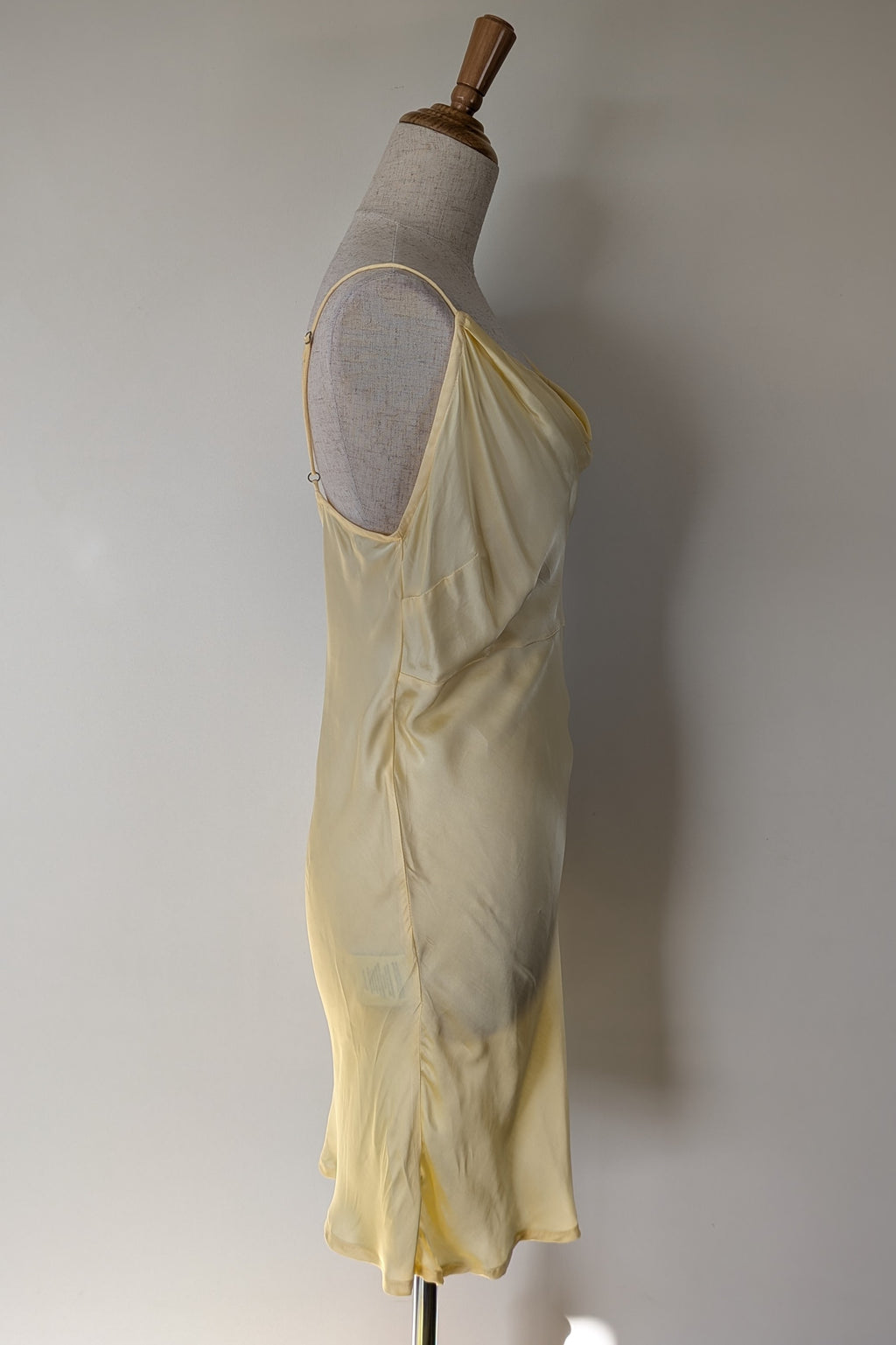 Turquoise Lane The Label Vera Slinky Mini Dress in Lemon Size S BNWT RRP $189