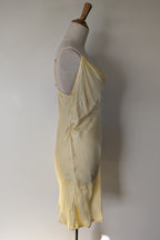 Turquoise Lane The Label Vera Slinky Mini Dress in Lemon Size S BNWT RRP $189