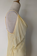 Turquoise Lane The Label Vera Slinky Mini Dress in Lemon Size S BNWT RRP $189