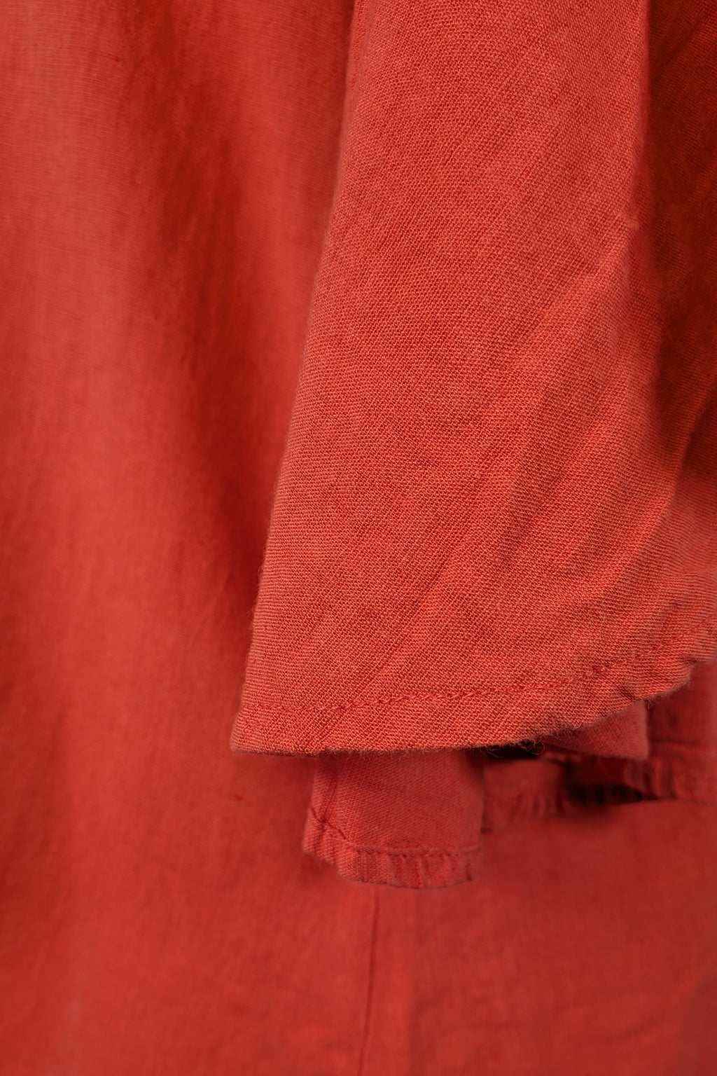 Portobello Australia Coral Linen Cotton Bell Sleeve Shirt Size M
