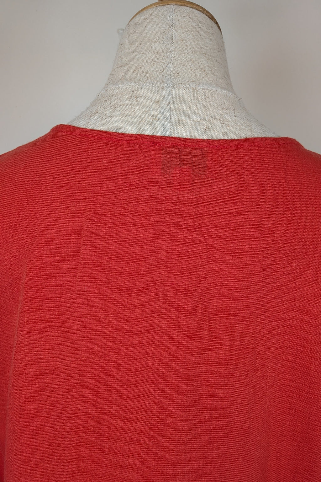 Portobello Australia Coral Linen Cotton Bell Sleeve Shirt Size M