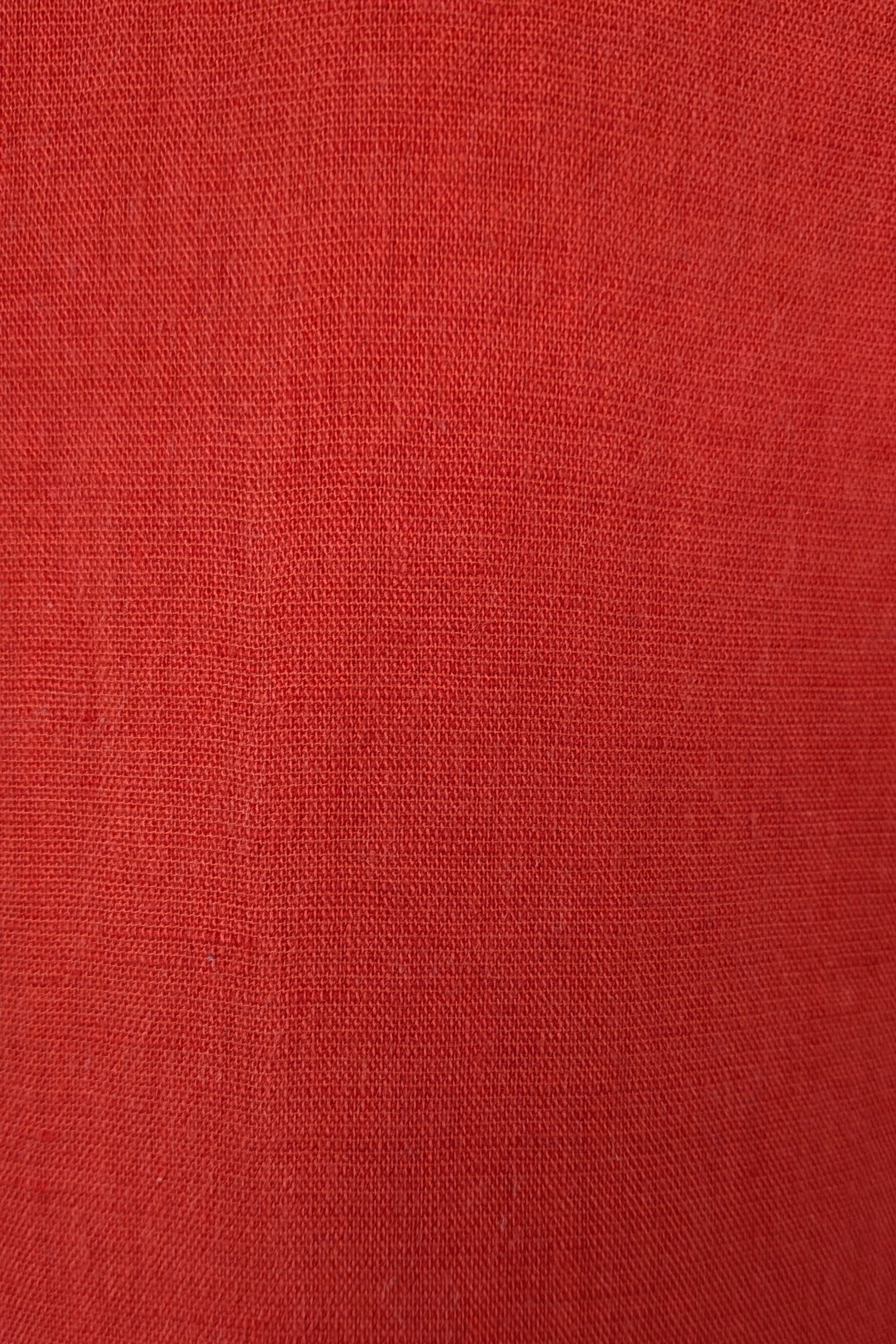 Portobello Australia Coral Linen Cotton Bell Sleeve Shirt Size M