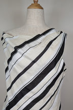 AERE Zali Off Shoulder Top in Shiloh Stripe Size 12 BNWT RRP $90