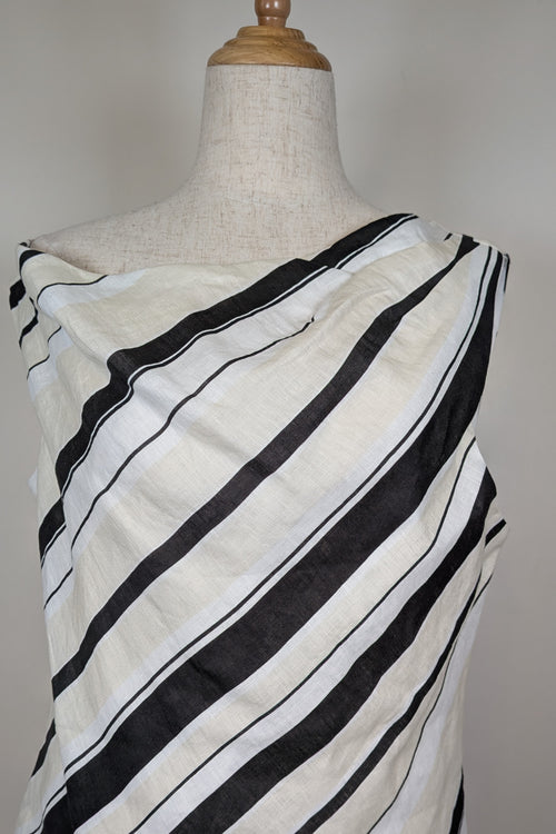 AERE Zali Off Shoulder Top in Shiloh Stripe Size 12 Brand New With Tags RRP $90