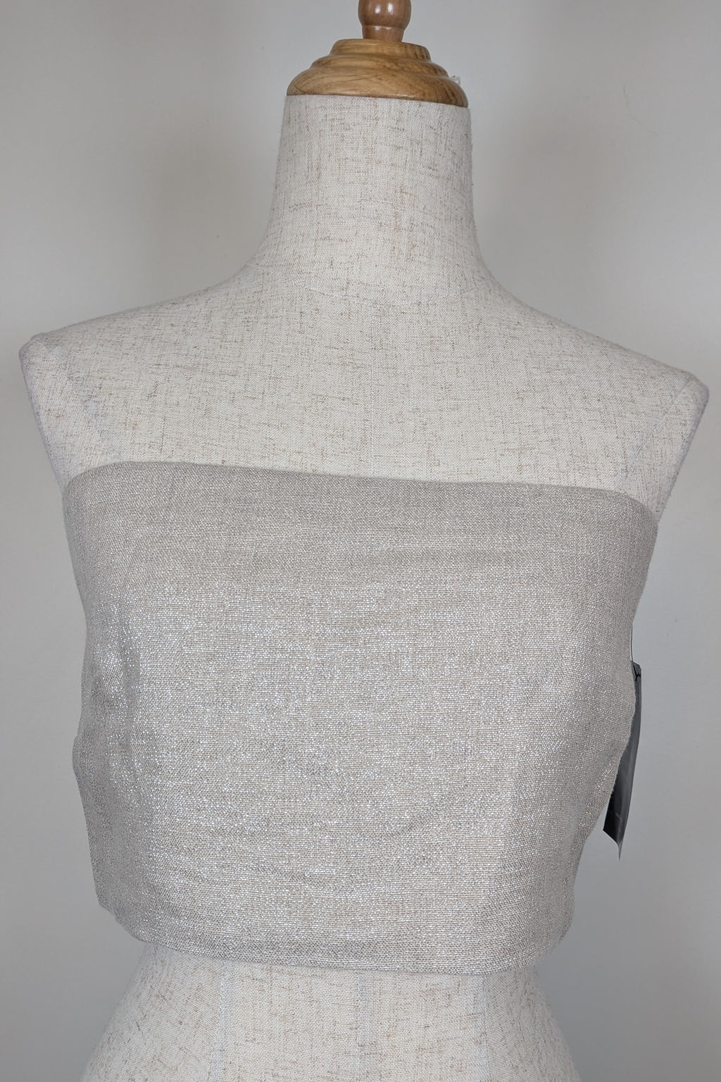Posse Lola Bandeau Top in Natural Sparkle Size M BNWT