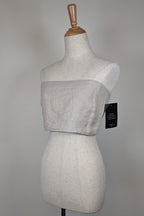 Posse Lola Bandeau Top in Natural Sparkle Size M BNWT