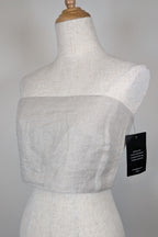 Posse Lola Bandeau Top in Natural Sparkle Size M BNWT