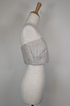 Posse Lola Bandeau Top in Natural Sparkle Size M BNWT