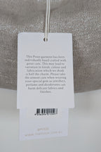 Posse Lola Bandeau Top in Natural Sparkle Size M BNWT