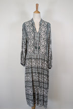 Carolina Lifestyle Label Green Shayla Maxi Dress Size L