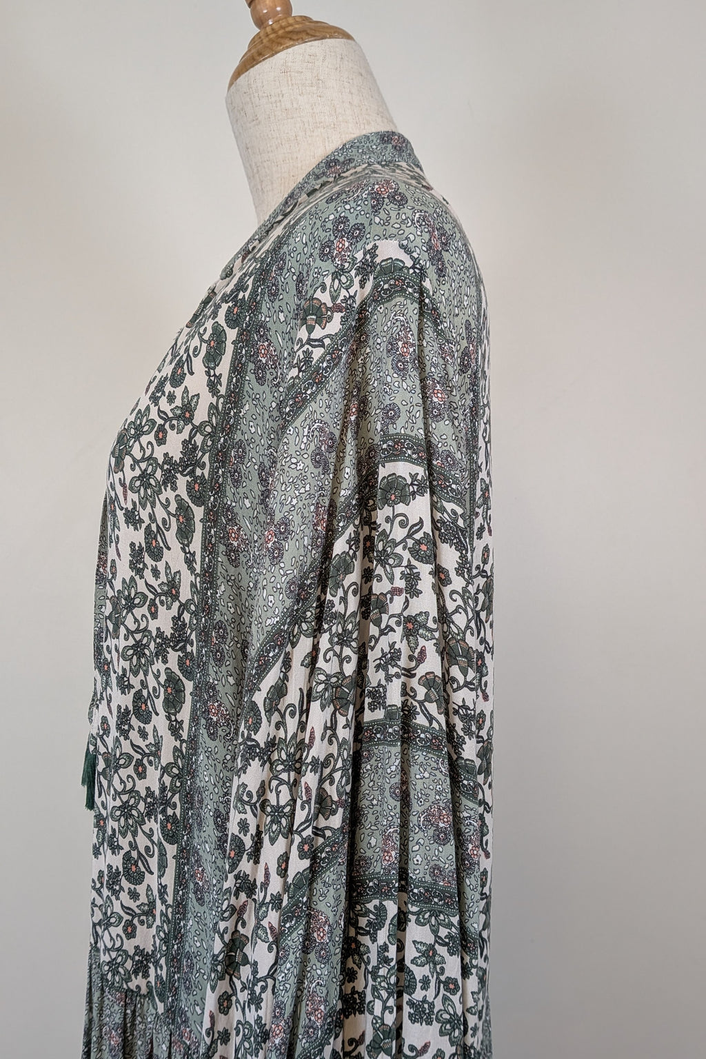 Carolina Lifestyle Label Green Shayla Maxi Dress Size L