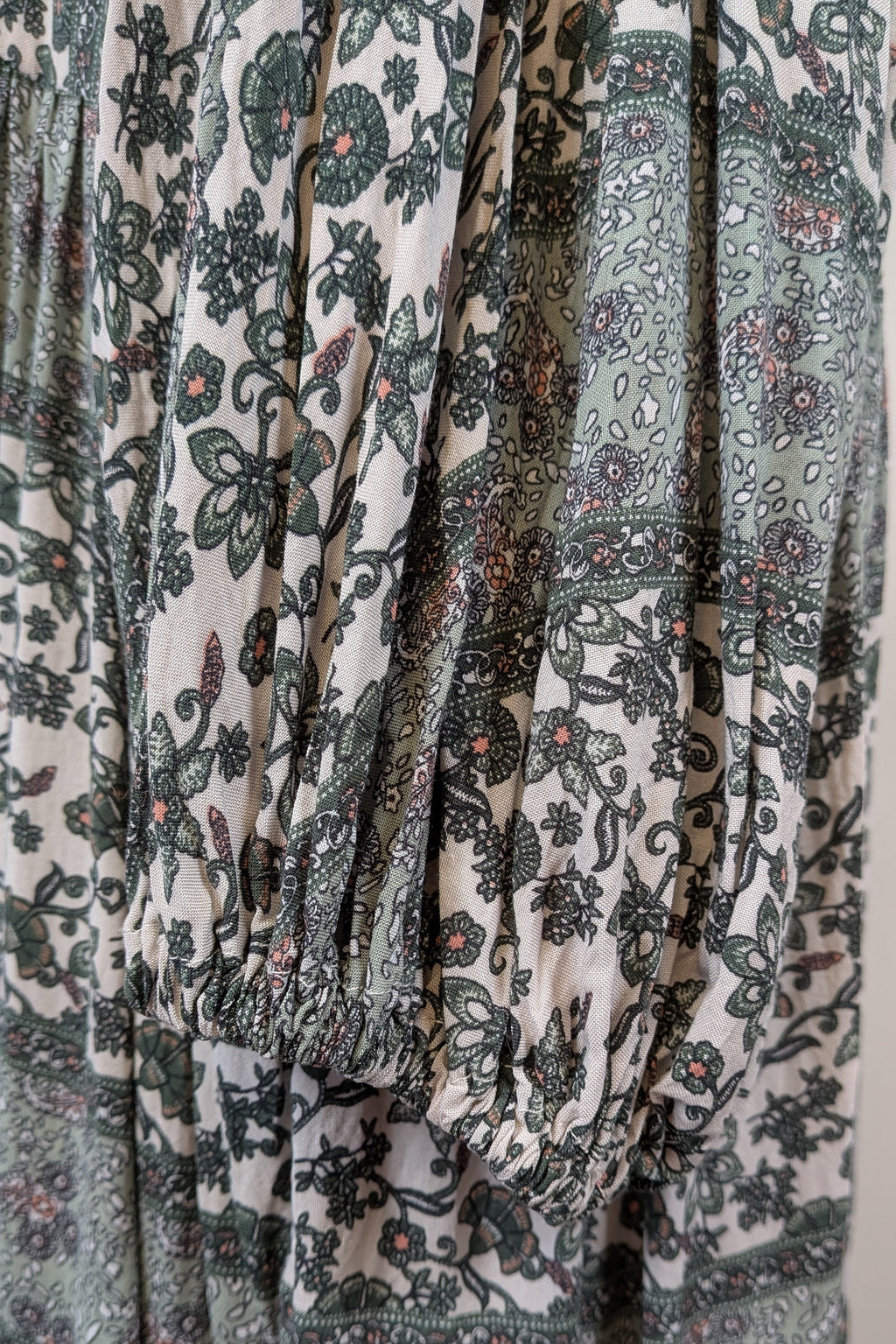 Carolina Lifestyle Label Green Shayla Maxi Dress Size L