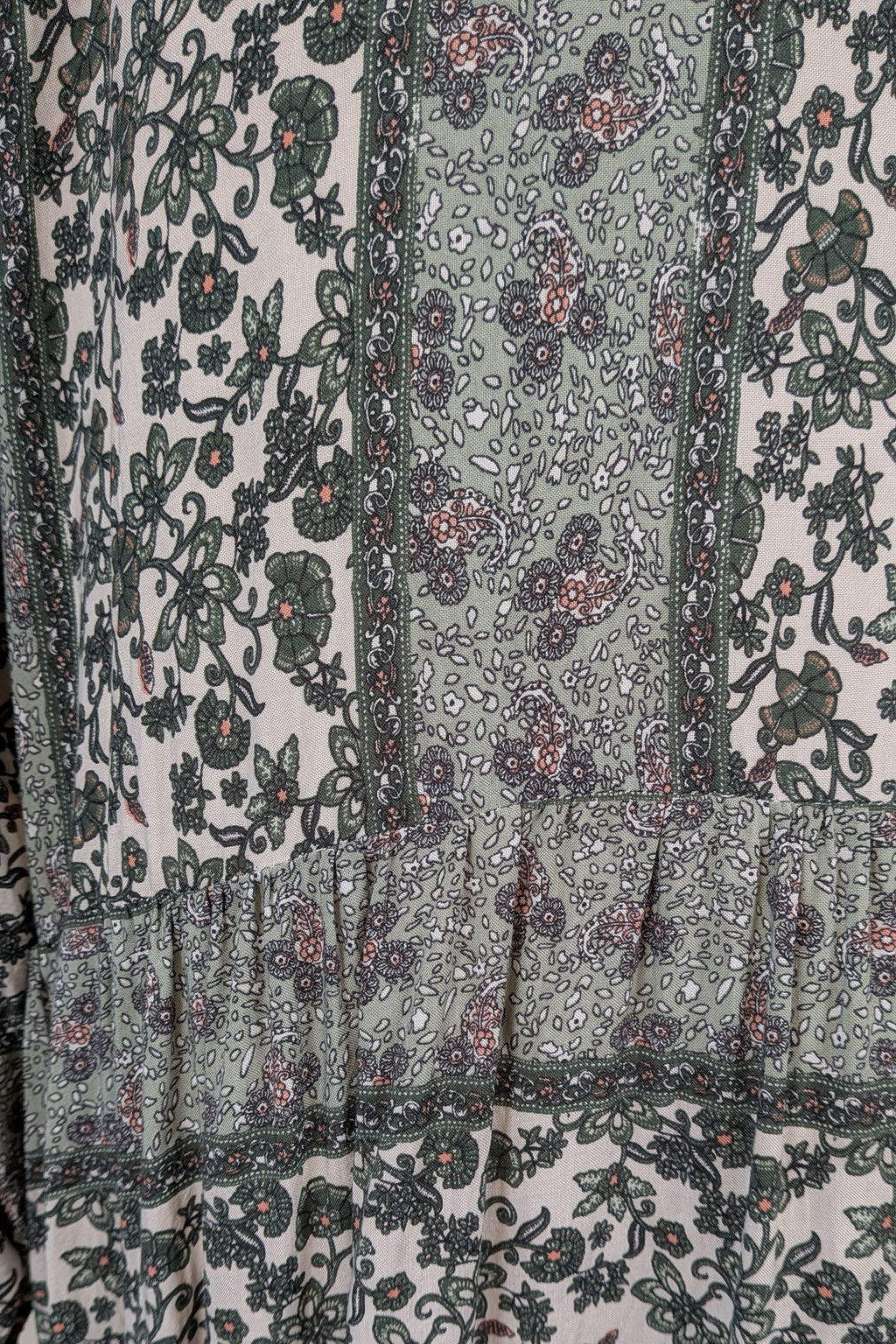 Carolina Lifestyle Label Green Shayla Maxi Dress Size L
