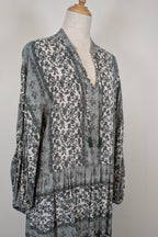 Carolina Lifestyle Label Green Shayla Maxi Dress Size L