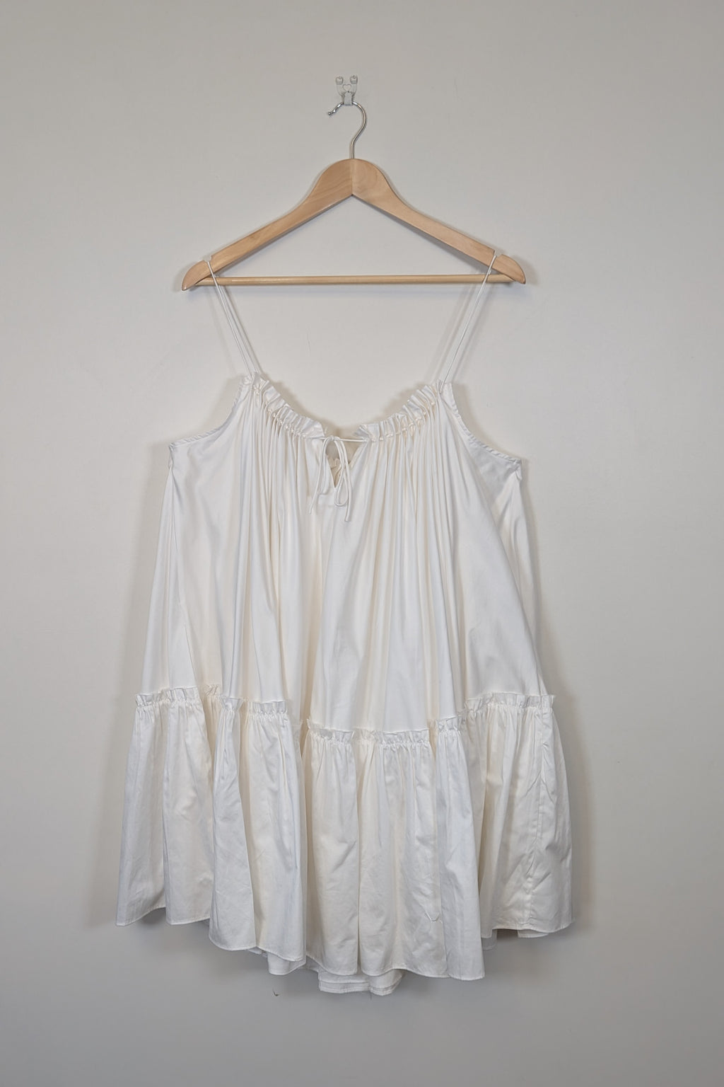 Aje Midsummer Mini Swing Dress in Ivory Size 14 BNWT RRP $295