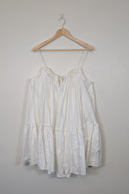 Aje Midsummer Mini Swing Dress in Ivory Size 14 BNWT RRP $295