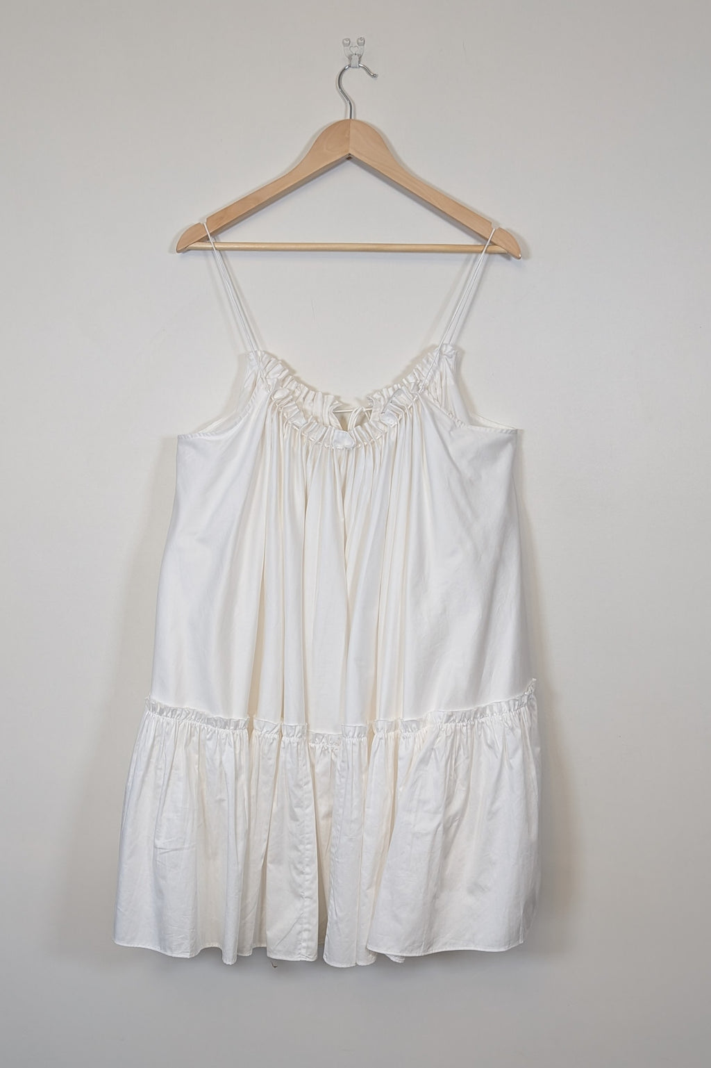 Aje Midsummer Mini Swing Dress in Ivory Size 14 BNWT RRP $295