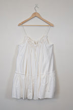 Aje Midsummer Mini Swing Dress in Ivory Size 14 BNWT RRP $295