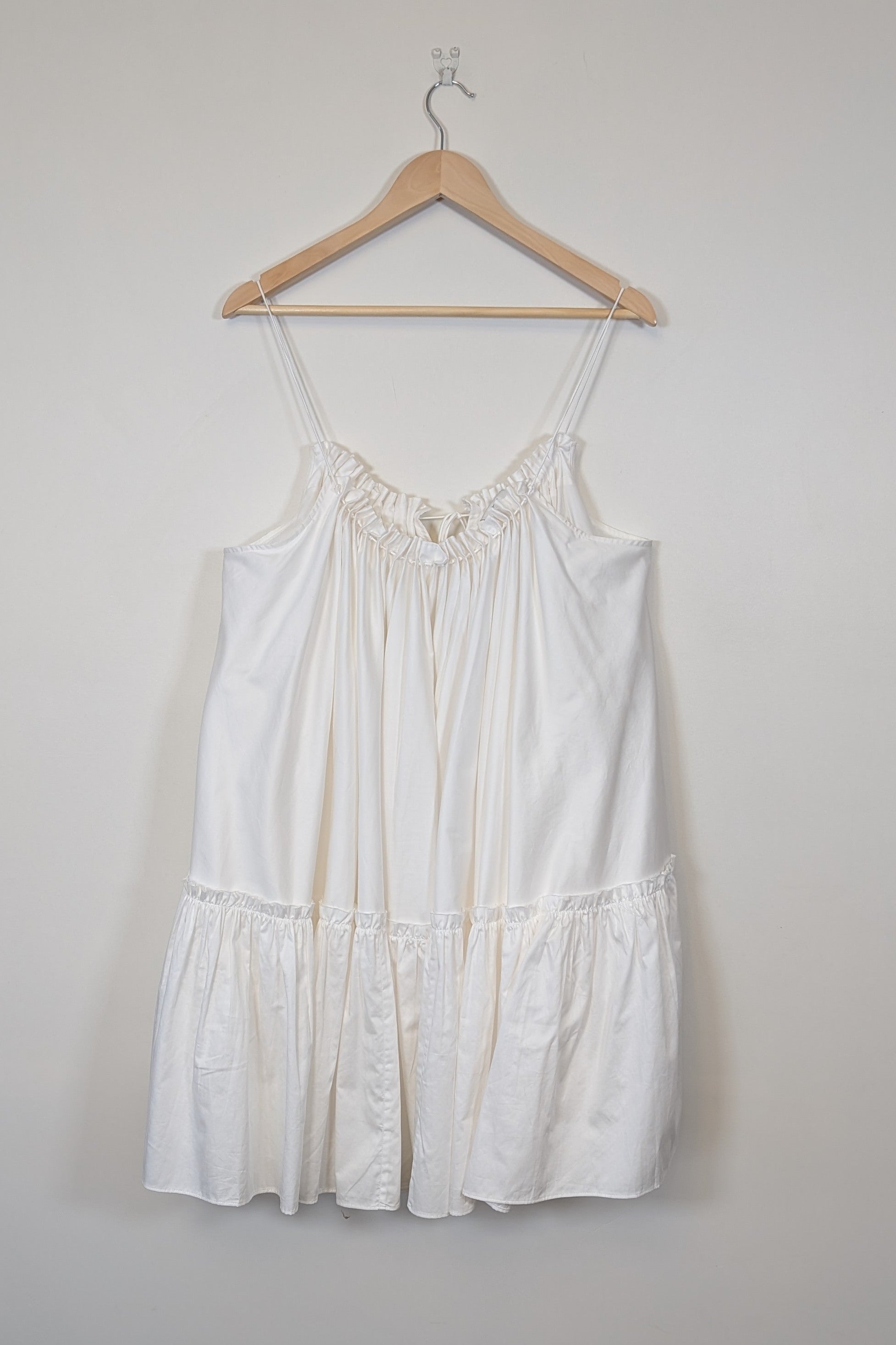 Aje Midsummer Mini Swing Dress in Ivory Size 14 BNWT RRP $295